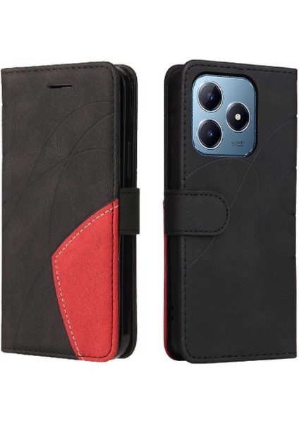 Kart Yuvası Standı Kickstand Koruyucu Flip ile Realme C61 Için Flip Case (Yurt Dışından)