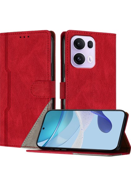 Oppo Reno 13 Pro 5g Cüzdan Kılıfı Pu Deri Kart Kılıfı ile Uyumludur El Standı Özelliği (Yurt Dışından)