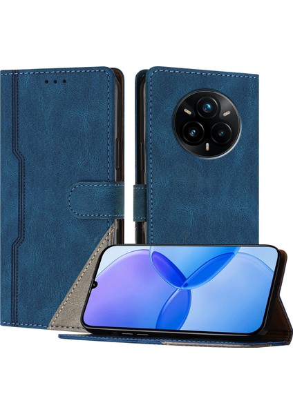 Realme 14 Pro Plus Cüzdan Kılıfı Pu Deri Kart Kılıfı ile Uyumludur El Standı Özelliği (Yurt Dışından)