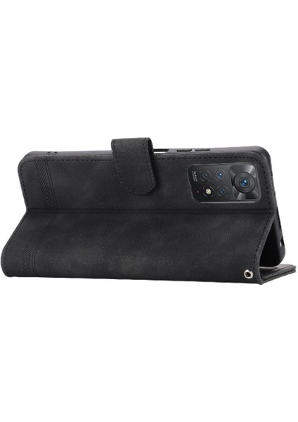 Xiaomi Redmi Not 11 Pro Için Flip Case Manyetik Kapatma Bileklik Kartı (Yurt Dışından) fırsatları