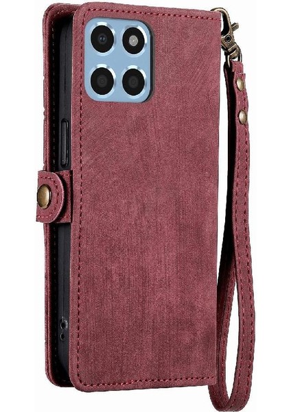 Onur X8 5g Için Flip Case Kapak Darbeye Cüzdan Deri Kılıf (Yurt Dışından)