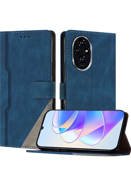 Honor 200 Pro Cüzdan Kılıfı Pu Deri Kart Kılıfı ile Uyumludur El Standı Özelliği (Yurt Dışından)