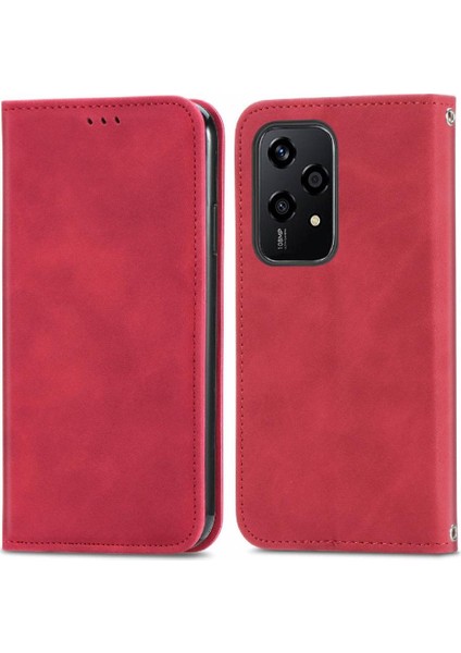 Onur 200 Lite Deri Kılıf Için Flip Case Basit Iş Darbeye Dayanıklı Kapak (Yurt Dışından)