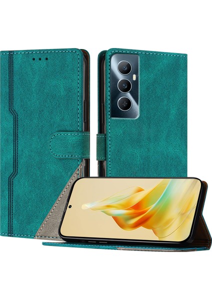Realme C65 Cüzdan Kılıfı Pu Deri Kart Kılıfı ile Uyumludur El Standı Özelliği (Yurt Dışından)