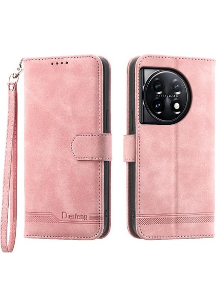 Oneplus 11 Bileklik Premium Manyetik Kapatma Kart Yuvaları Için Flip Case (Yurt Dışından)