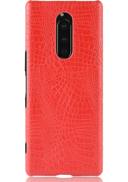Sony Xperia 1 Koruyucu Kapak Klasik Timsah Için Şık Klasik Kılıf (Yurt Dışından) modelleri