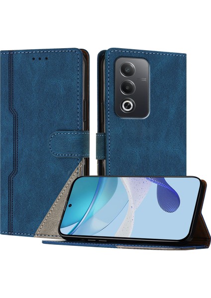 Oppo A80 5g Cüzdan Kılıfı Pu Deri Kart Kılıfı ile Uyumludur El Standı Özelliği (Yurt Dışından)