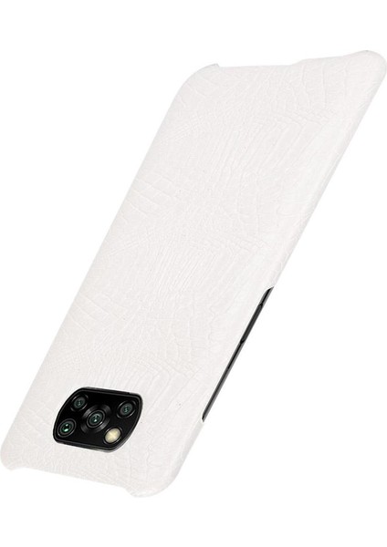 Şık Klasik Durumda Xiaomi Poco X3 Nfc Klasik Timsah Moda Anti (Yurt Dışından)