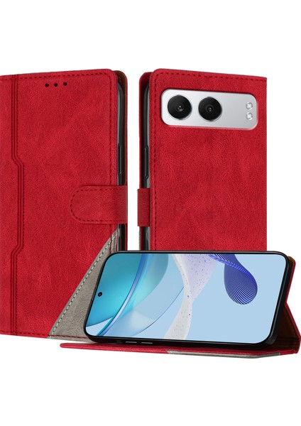 Oneplus Nord 4 Cüzdan Kılıfı Pu Deri Kart Kılıfı ile Uyumludur El Standı Özelliği (Yurt Dışından)