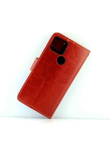 Google Piksel 5 Manyetik Kapatma Kart Tutucu Pu Deri Için Flip Case (Yurt Dışından)