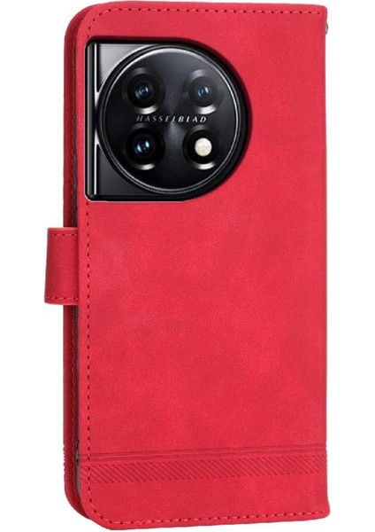 Oneplus 11 Bileklik Premium Manyetik Kapatma Kart Yuvaları Için Flip Case (Yurt Dışından)