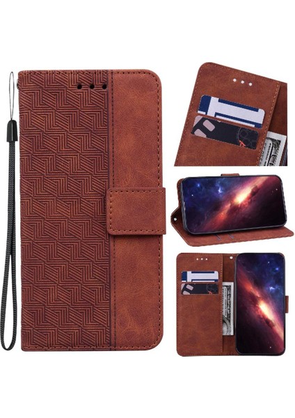 Realme C63 Flip Folio Cüzdan Kapak Için Flip Case Kickstand Özelliği Premium (Yurt Dışından)