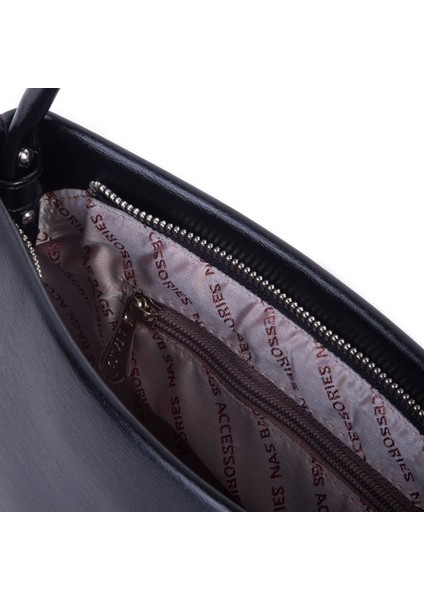 Kadın Basic Baget Omuz ve Çapraz Çanta Siyah Kımera (27X12 cm ) fırsatları