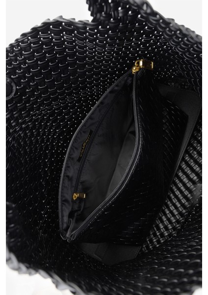 Kadın Vegan Siyah Omuz Çanta 921 26990 Bn Cnt Y25 Black fırsatları