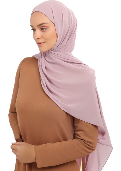 Hazır Pratik Lüks Boru Boneli Şifon Şal-Pudra fiyatları