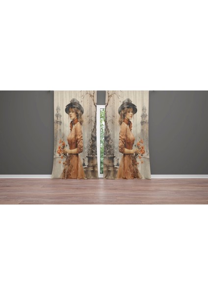 3D Baskılı Fon Perde 649