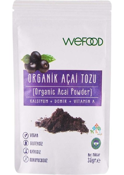 Organik Acai Tozu 35 gr 8682392174204