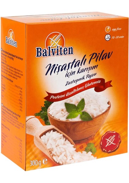 Düşük Proteinli Glutensiz Pirinç İkamesi 300 Gr