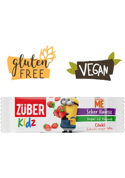 Kidz Çilekli ve Kakaolu Meyve Barı 30 gr fiyatları
