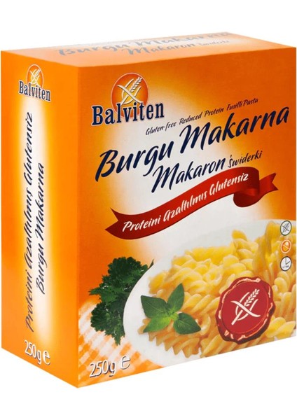 Makaron Swiderki 250g Düşük Proteinli Glutensiz Burgu Makarna