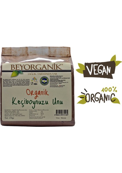 Organik Keçiboynuzu Unu 250gr