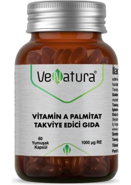 Vitamin A Palmitat Takviye Edici Gıda Ürün Bileşenleri
