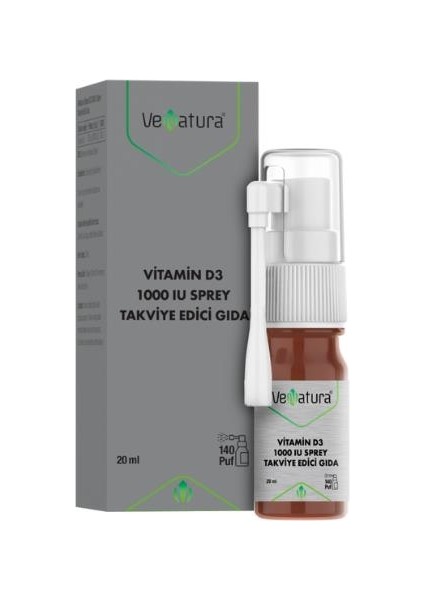 Vitamin D3 1000 Iu Sprey 20 Ml