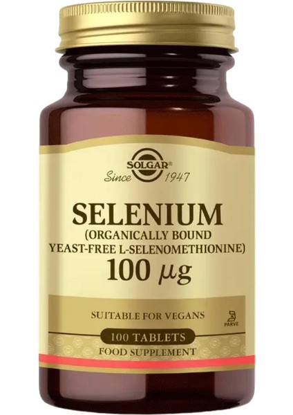 Selenium 100 Mcg 100 Tablet