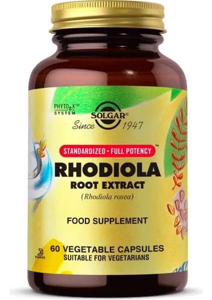 Rhodiola Root Extract 60 Kapsül