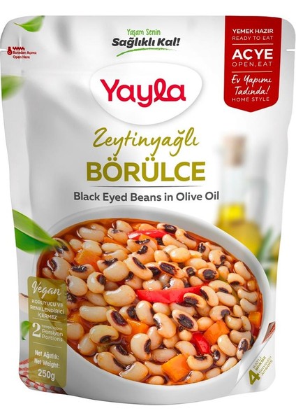 Yemek Hazır Zeytinyağlı Börülce 250 gr fiyatları