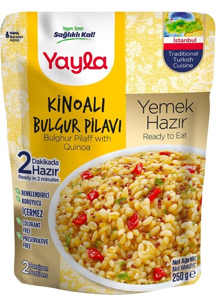 Yemek Hazır Kinoalı Bulgur Pilavı 250 gr fiyatları