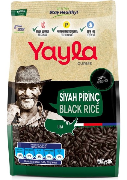 Gurme Siyah Pirinç 500 gr fiyatları