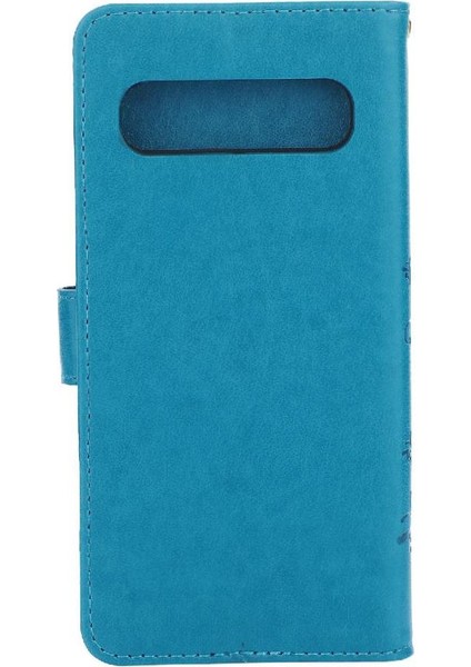 Samsung Galaxy S10 Artı Kickstand Bilek Kayışı Kart Tutucu Pu Için Filp Durumda (Yurt Dışından) indirimleri