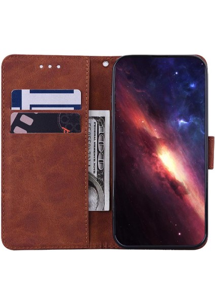 Infinix Not 40 Pro Plus Kickstand Özelliği Için Flip Case Geometrik Cüzdan (Yurt Dışından)