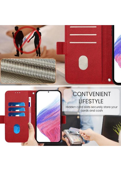 Oneplus 11R 5g Pu Deri Manyetik Cüzdan Kredi Kartı Yuvası ile Kılıf (Yurt Dışından)