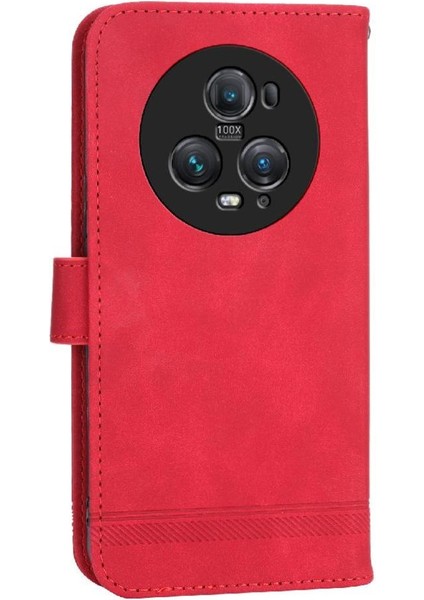 Onur Sihirli 5 Pro Için Flip Case Nakit Cep Bileklik Kart Yuvaları Manyetik (Yurt Dışından)