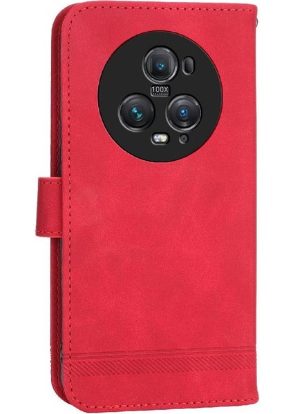 Onur Sihirli 5 Pro Için Flip Case Nakit Cep Bileklik Kart Yuvaları Manyetik (Yurt Dışından)