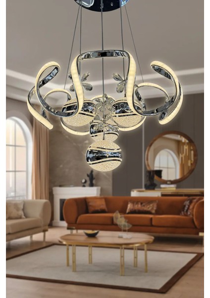 Eliza 4 Top Modern Salon - Oturma Odası (Işık Gücü Yüksek) LED Avize fiyatları