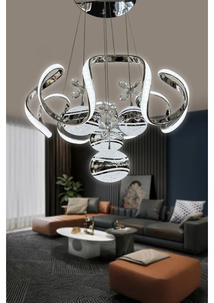 Eliza 4 Top Modern Salon - Oturma Odası (Işık Gücü Yüksek) LED Avize indirimleri