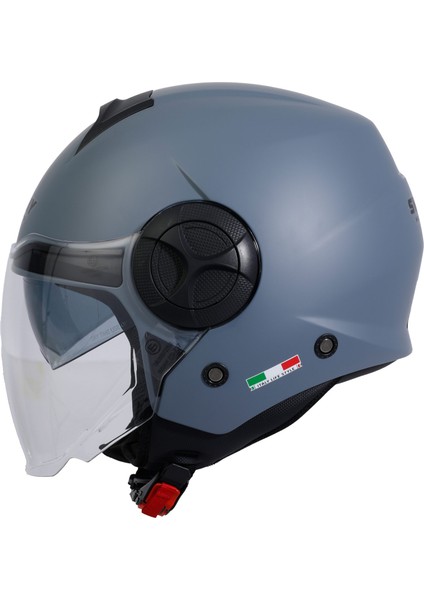 Sw 737 Mat Grey Yarım Kask