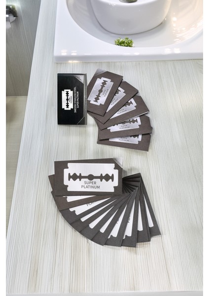 U3 Full Metal Ustura + F10 Fırça + Kase + 5 Adet Platinum Yaprak Jilet