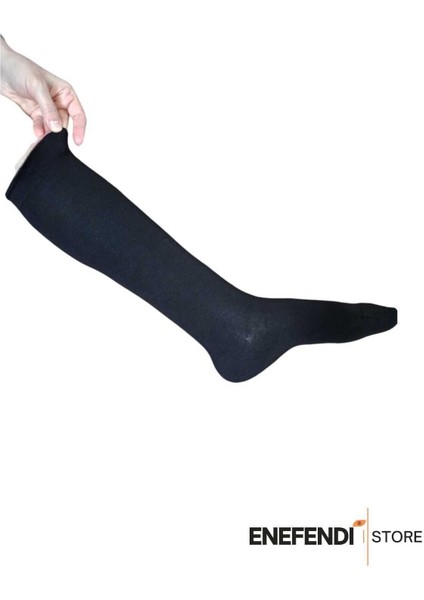 Anne Çorabı 2çift Dizaltı Lüx Kaliteli Pamuklu Burun Dikişsiz Sıkmayan Lastik Kadın Çorap Siyah fiyatları