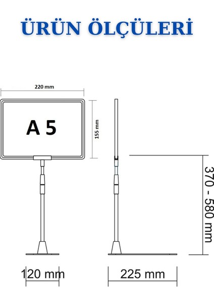 5 Adet Sarı A5 Ayaklı Fiyat Etiketi Sepet Etiketi Çerçeveli Fiyat Etiketi Eşek Askılık Etiketi indirimleri