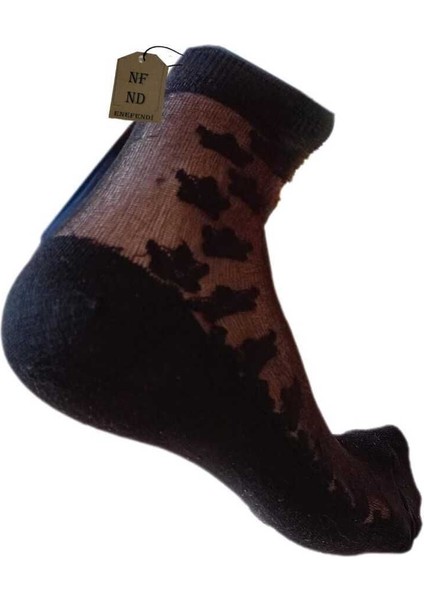 Tül Pamuk Elestan Çorap Siyah Çiçekli Kokulu Rahat Ten 36-40 Siyah 2 Adet fırsatları