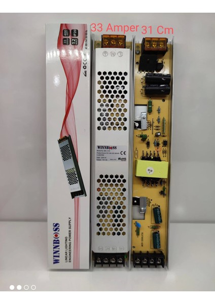 12V-33A-400W-IP20 Ultra Slim Trafo