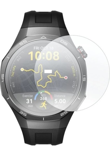 Huawei Watch 5 46MM Uyumlu 3 Adet Şeffaf Ultra Koruyucu Nano Jelatin
