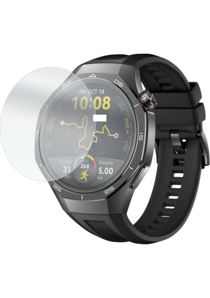 Huawei Watch 5 46MM Uyumlu 3 Adet Şeffaf Ultra Koruyucu Nano Jelatin