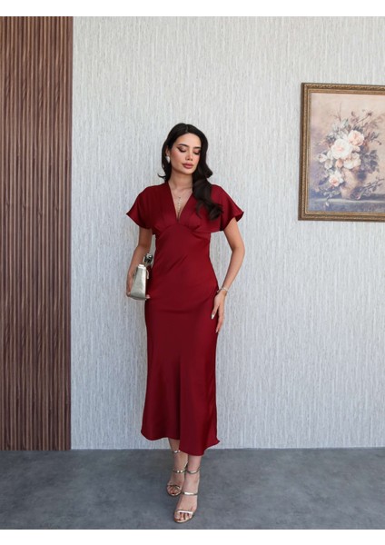Saten Midi Elbise fiyatları
