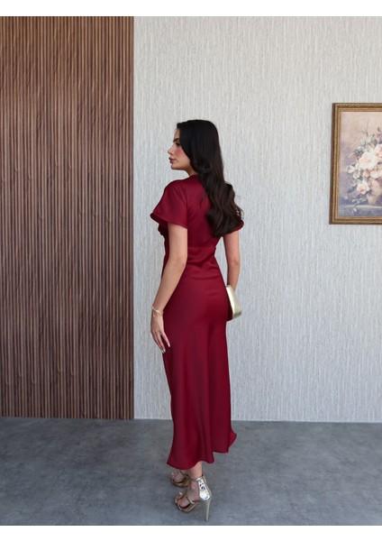 Saten Midi Elbise indirimleri