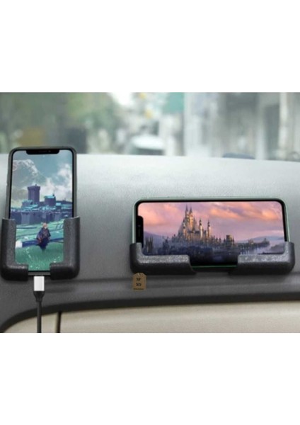 Araç Torpido Telefon Tutacağı Yatay ve Dikey Kullanım 6.5cm Tablet Standı Şarj Standı fırsatları